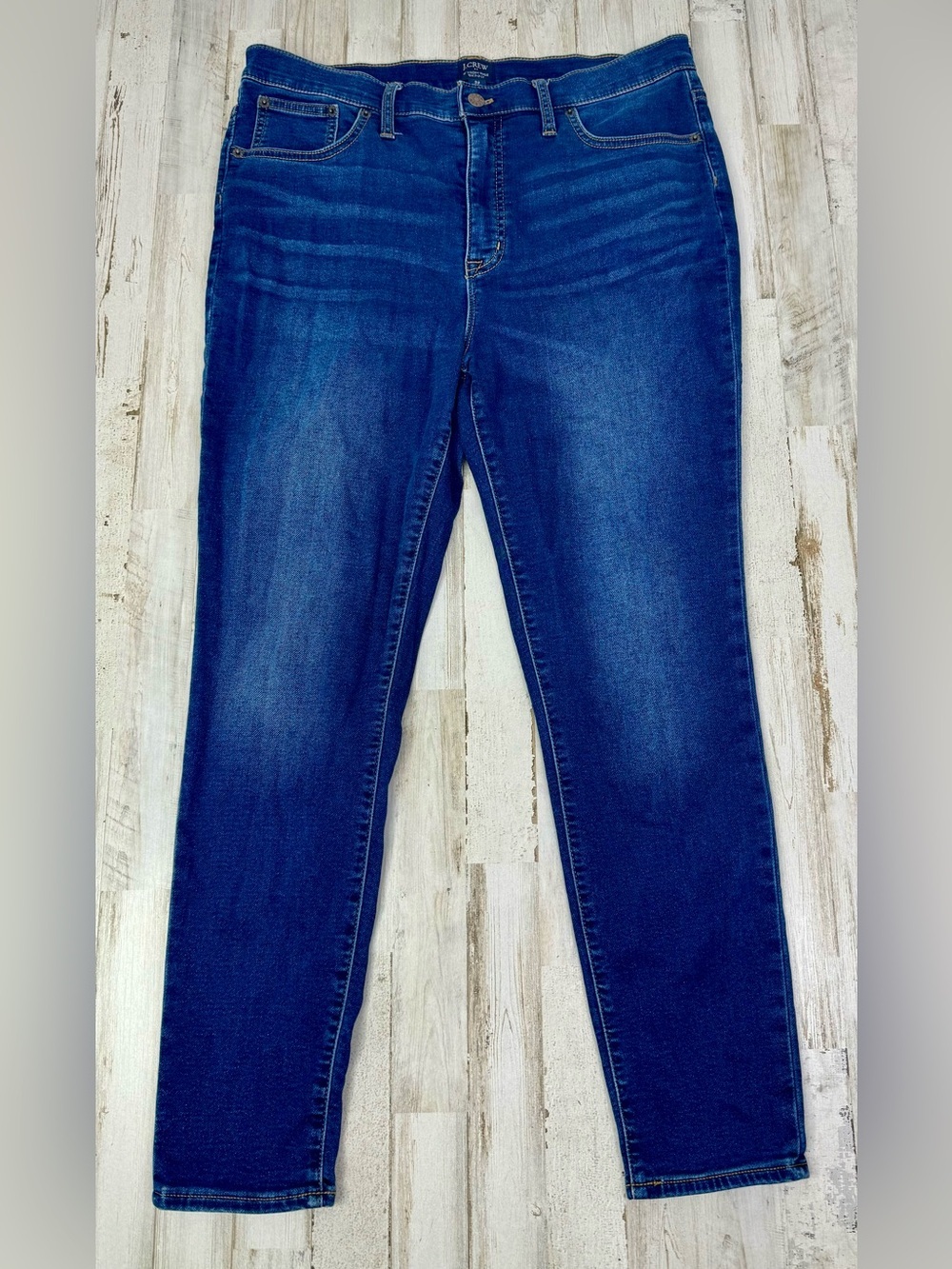 J. Crew 10" High Rise Skinny Jeans Womens 32 (34x27) Denim